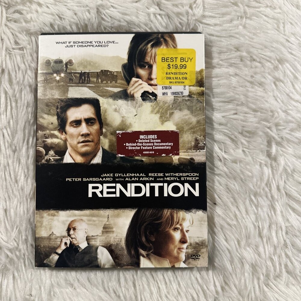 Rendition DVD Tested Working Rated R Reese Witherspoon
